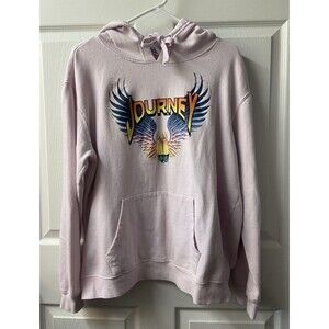 Journey  Rock Band Pink Tour Hoodie  Womens XXL Pullover Official Concert Merch